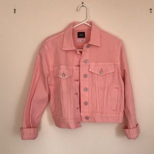 100% New Pink Jean Jacket